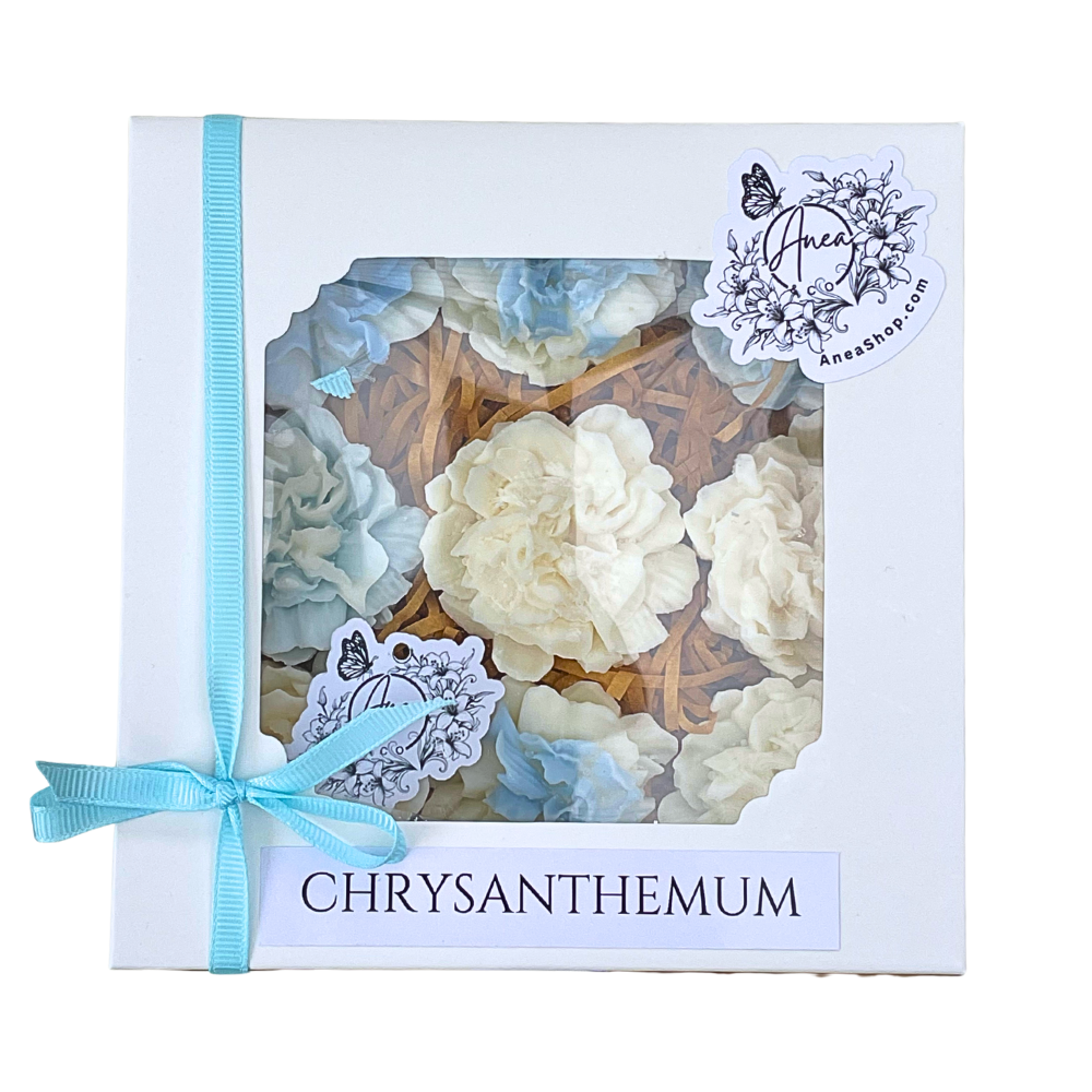 CHRYSANTHEMUM WAX MELTS GIFT BOX