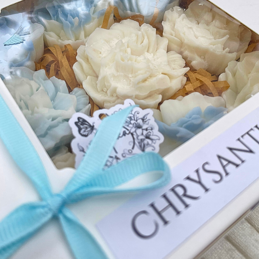CHRYSANTHEMUM WAX MELTS GIFT BOX