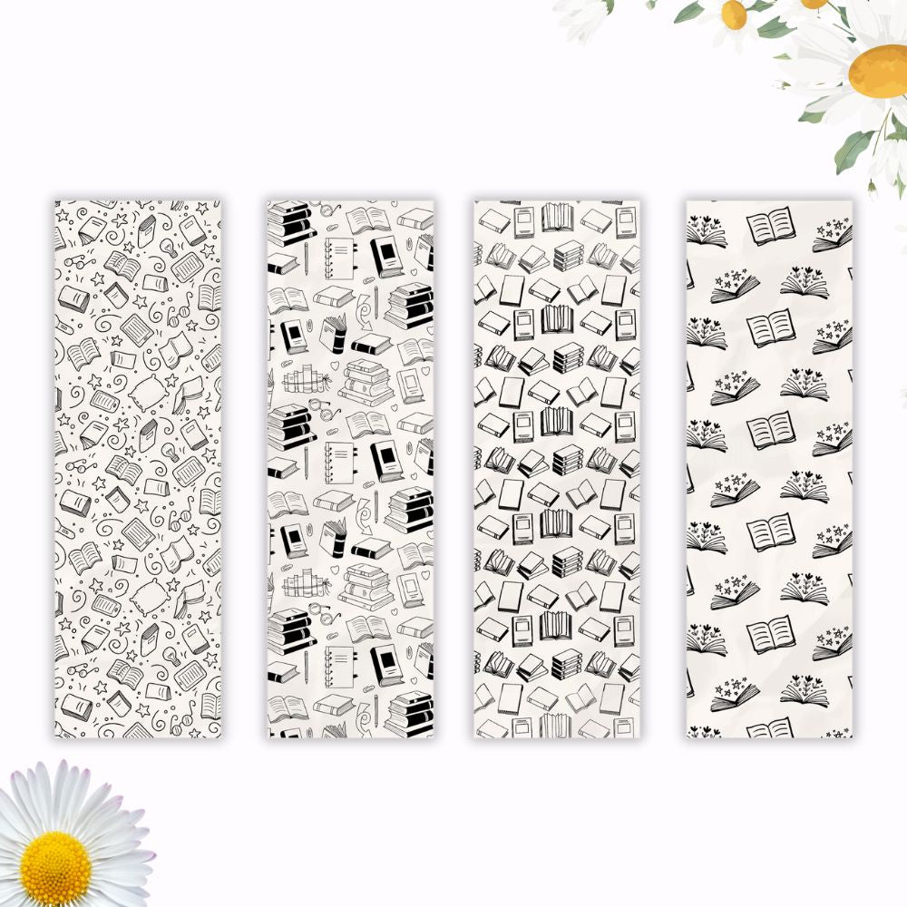 Keep Calm quotes collection bookmarks set by ANEA & CO featuring minimalist designs and motivational phrases in soft pastel colors – perfect for readers and stationery lovers.