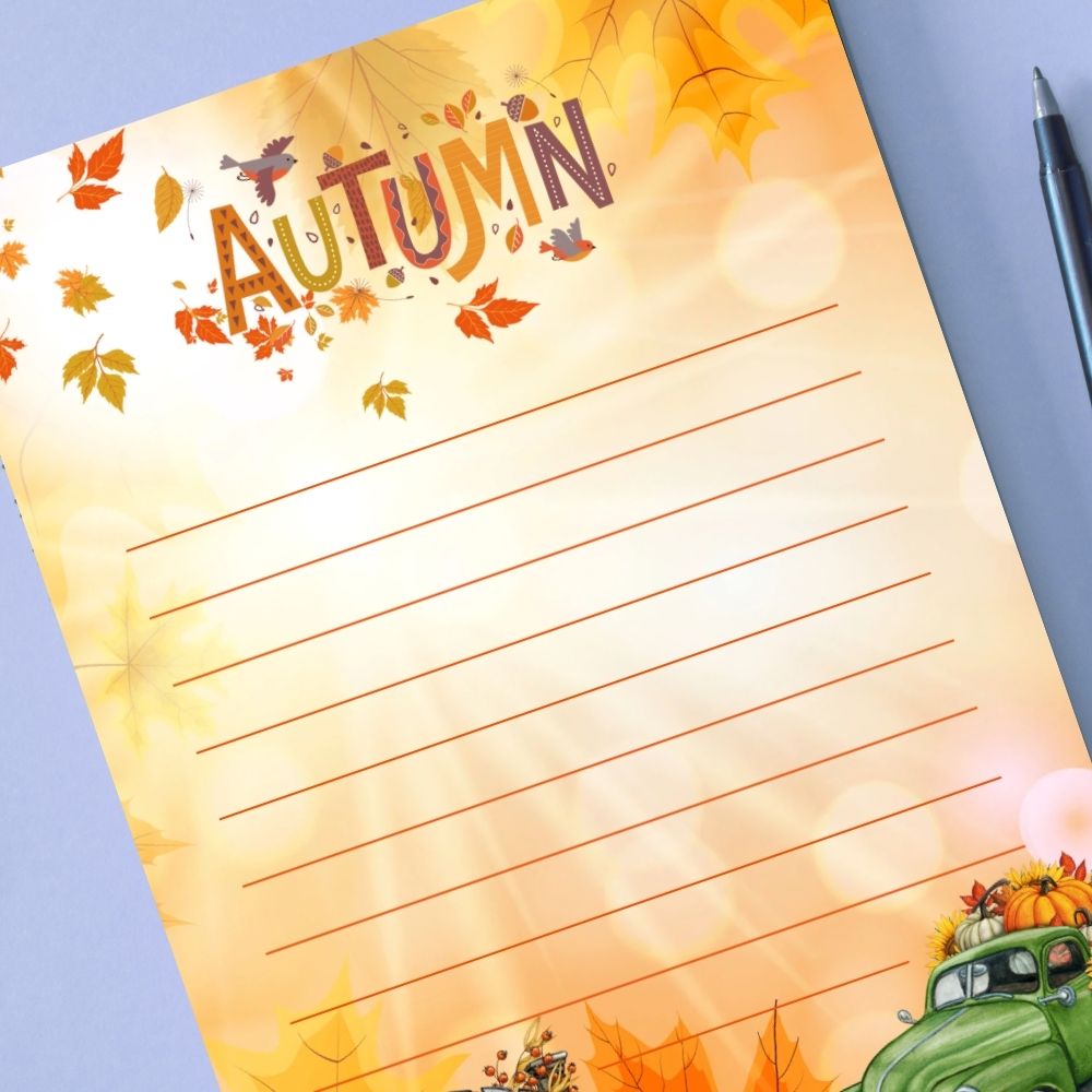 AUTUMN A6 NOTEPAD WHOLESALE