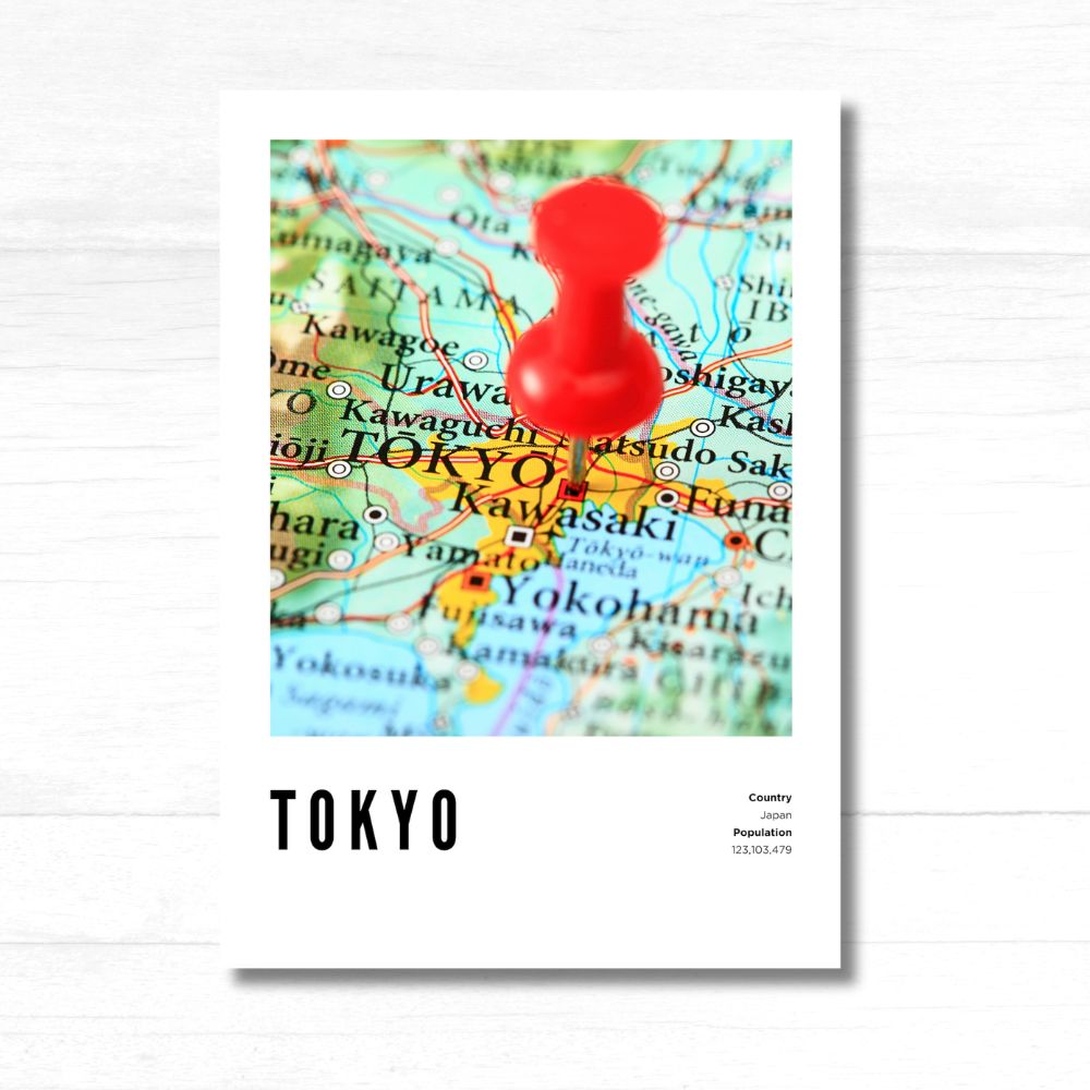 Tokyo Map Poster