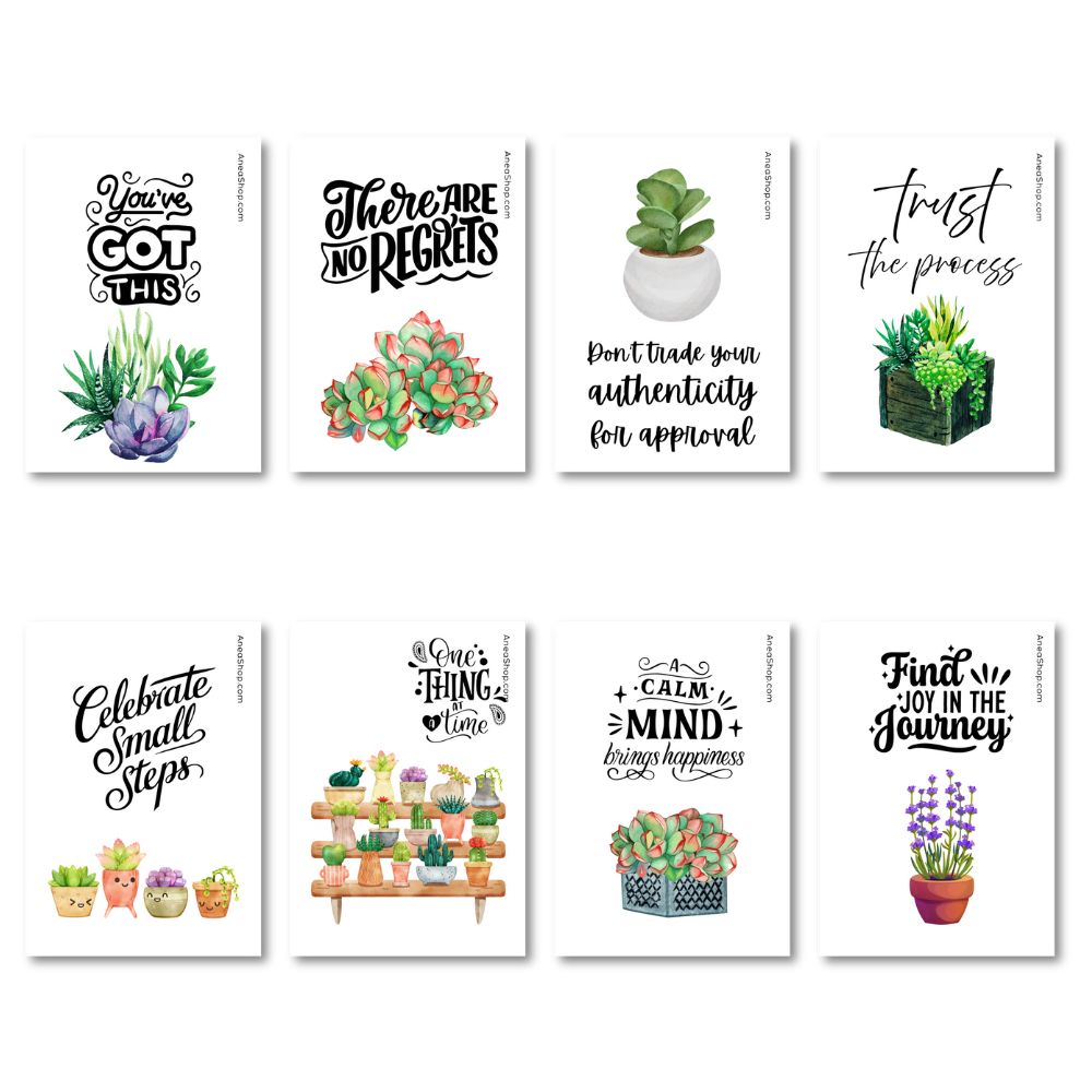Motivational Quotes Desk Cards Set 1