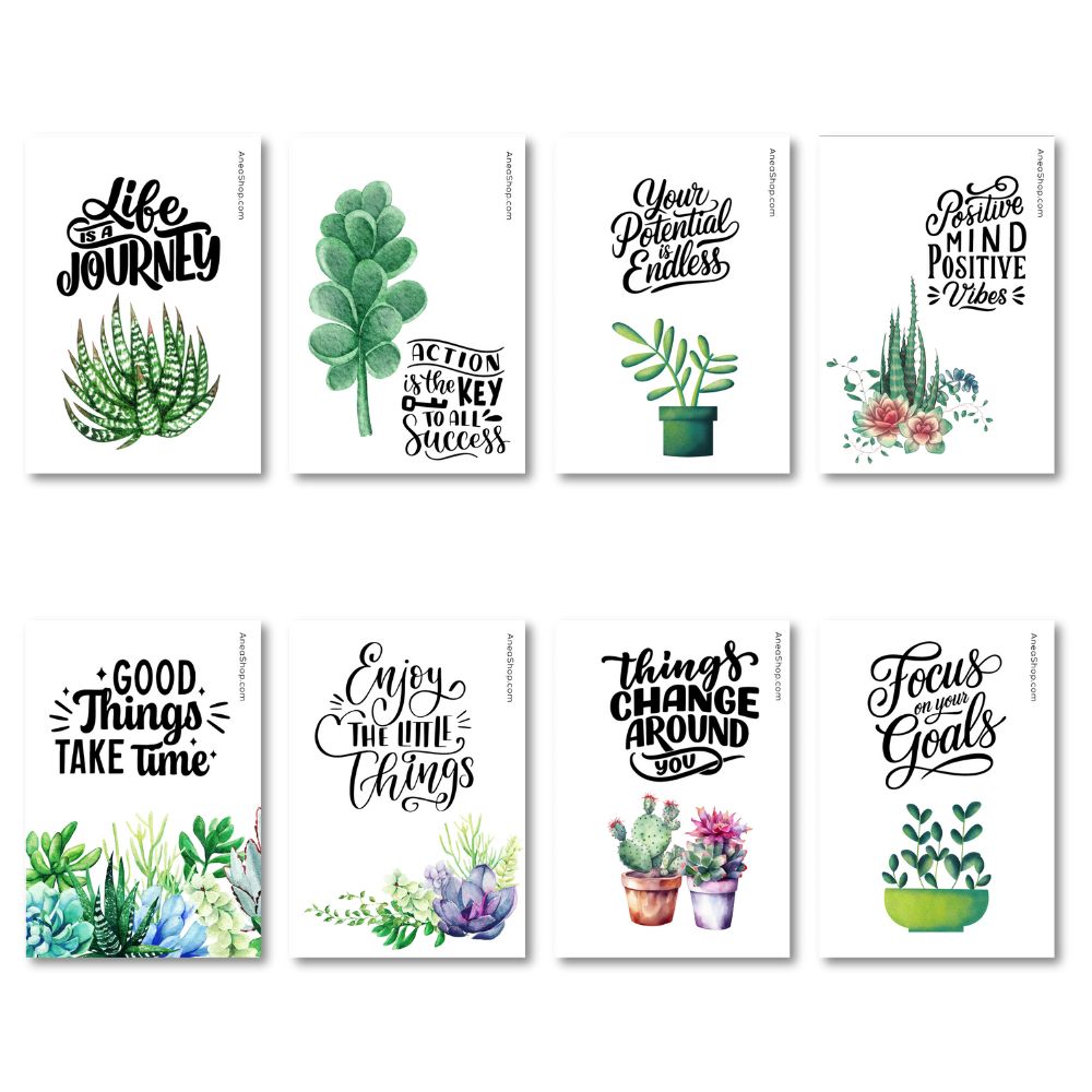 Motivational Quotes Desk Cards Set 2