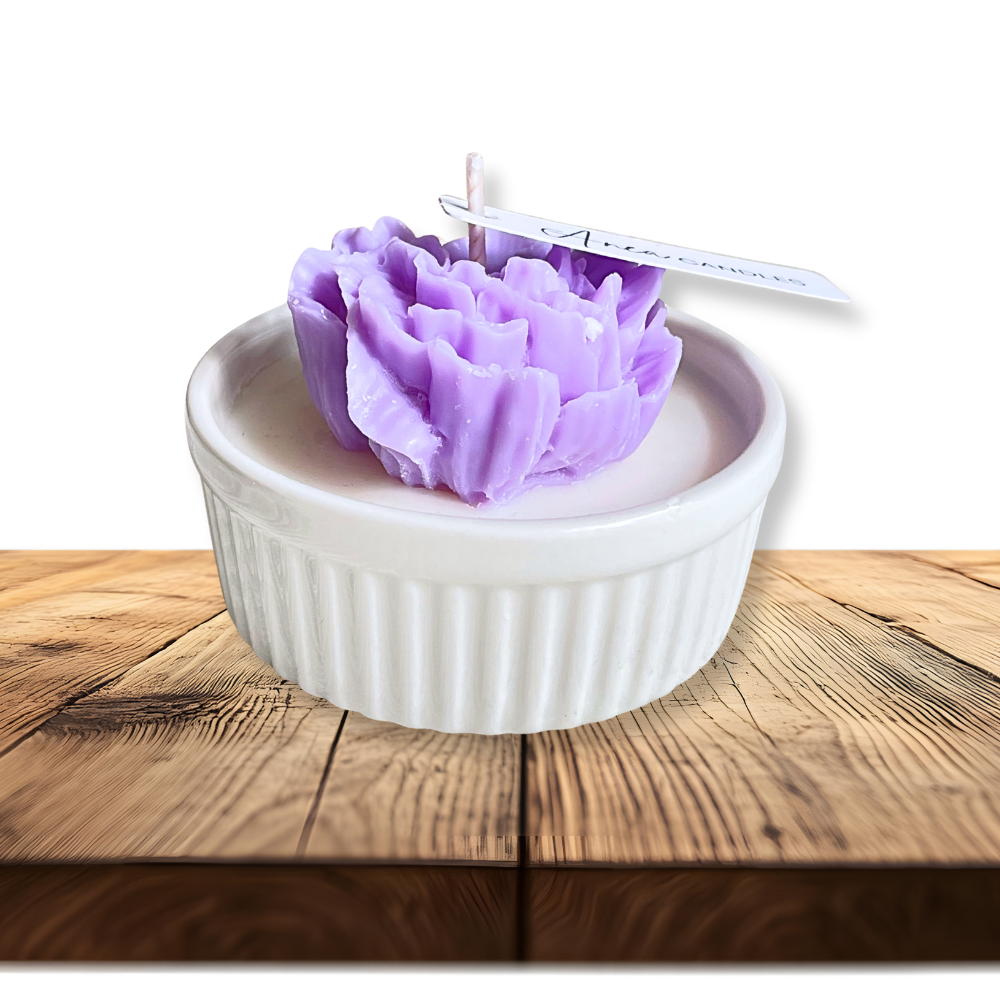 LAVENDER PEONY SOY CANDLE