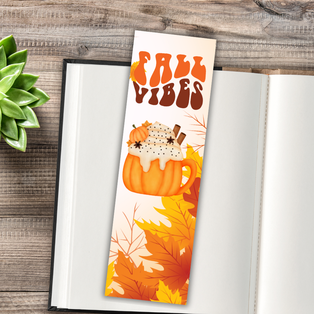AUTUMN PUMPKIN BOOKMARK SET