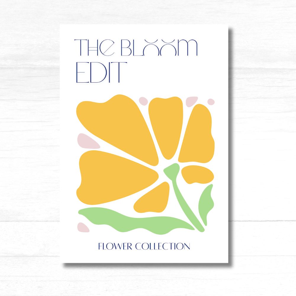 The Bloom Edit 4 Floral Poster