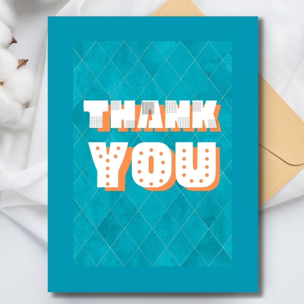 Simple Thank You Card