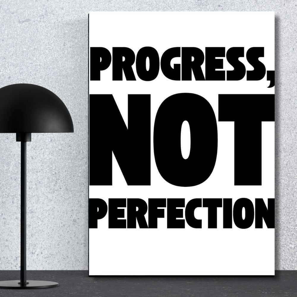 Motivational quote poster wall art print, inspiring home decor with uplifting message by ANEA
