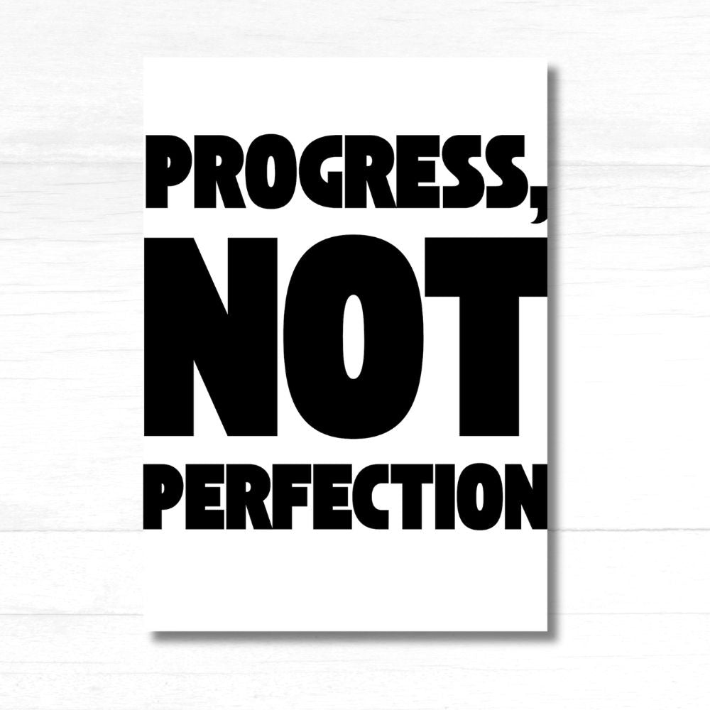 Motivational quote poster wall art print, inspiring home decor with uplifting message by ANEA