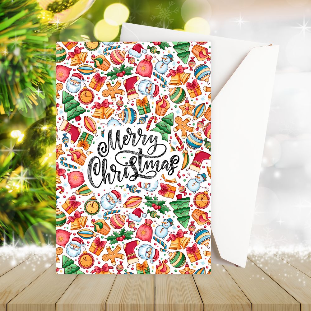 CHRISTMAS MORNING CARD