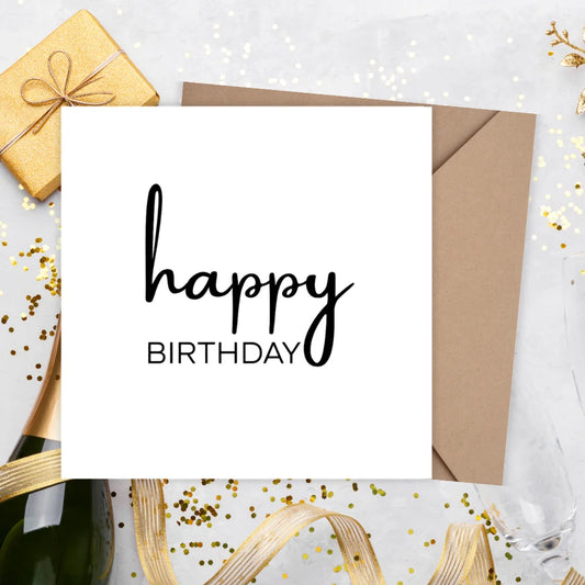 SIMPLE BIRTHDAY CARD