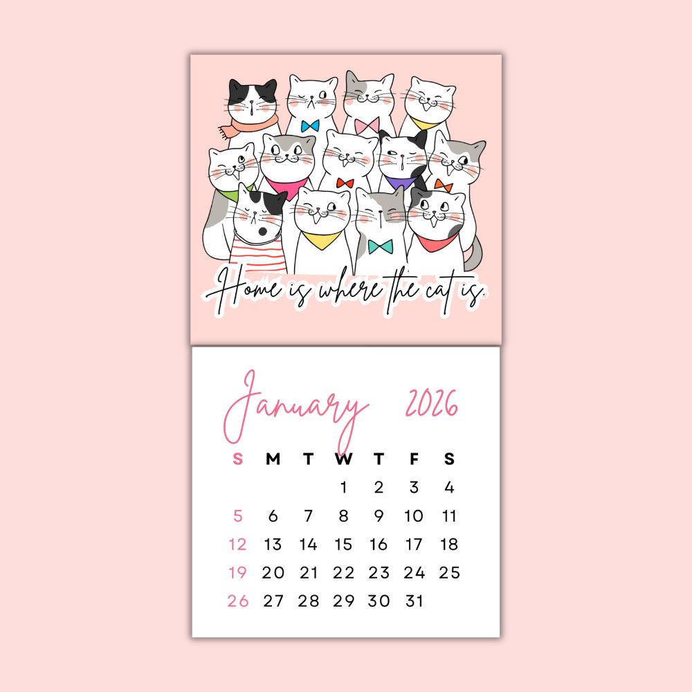 CATS II TEAR-OFF CALENDAR 2026