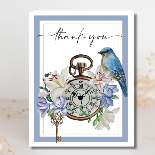 Watch Thank You Greeting Card