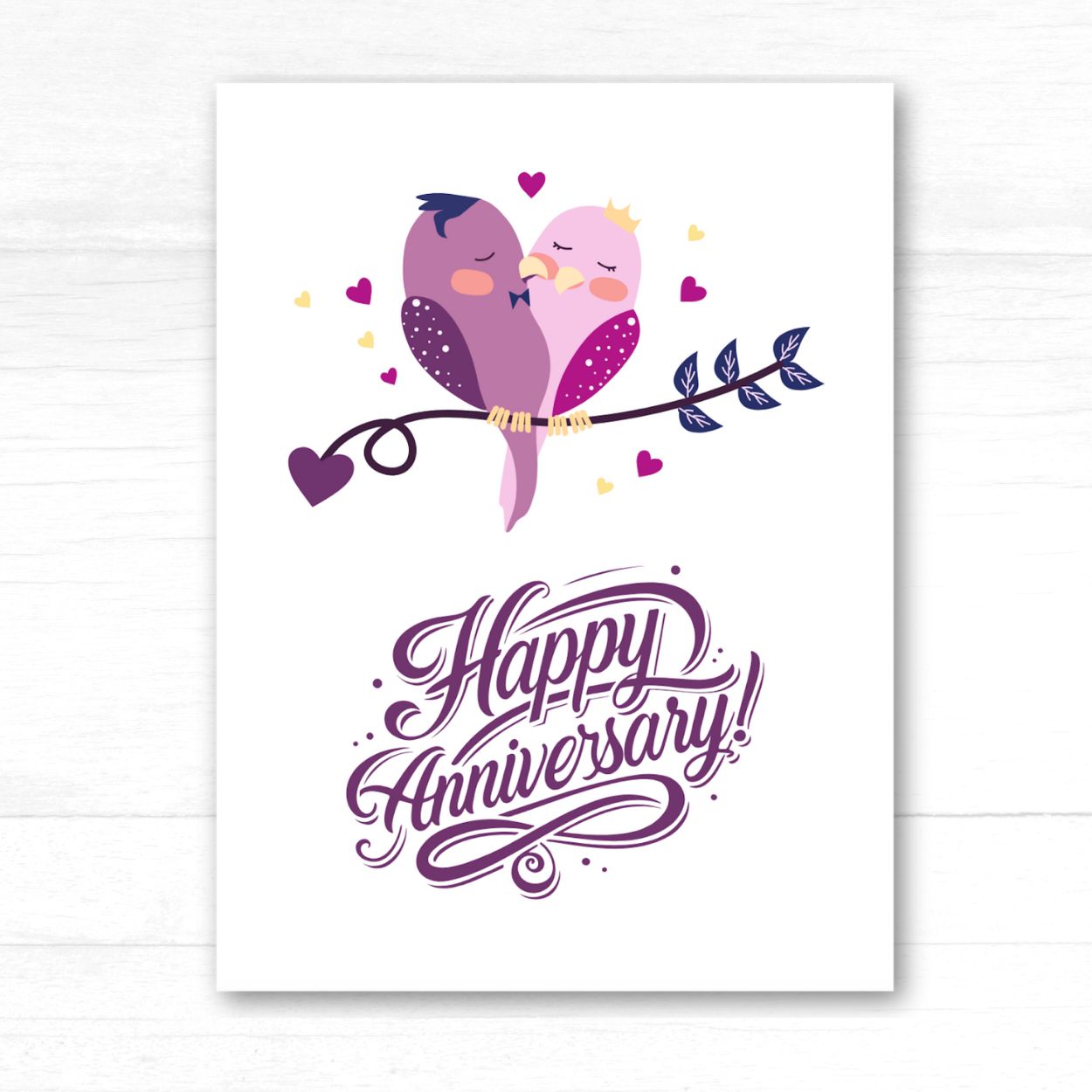 Love Birds II Anniversary Card