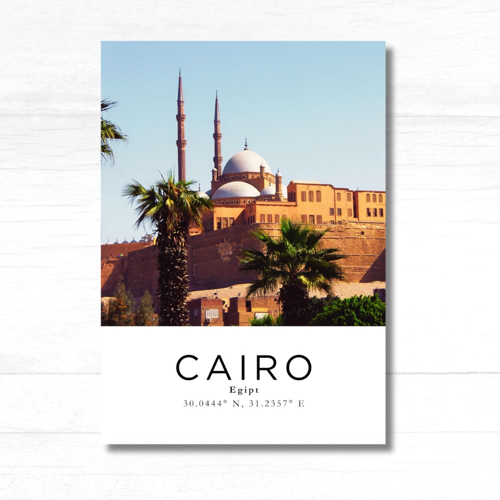 Cairo Coordinates Poster