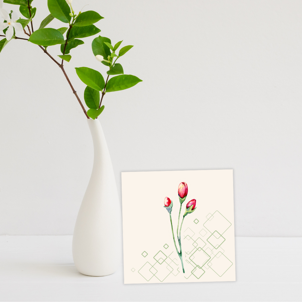 TULIPS BIRTHDAY / THANK YOU CARD MEADOW COLLECTION