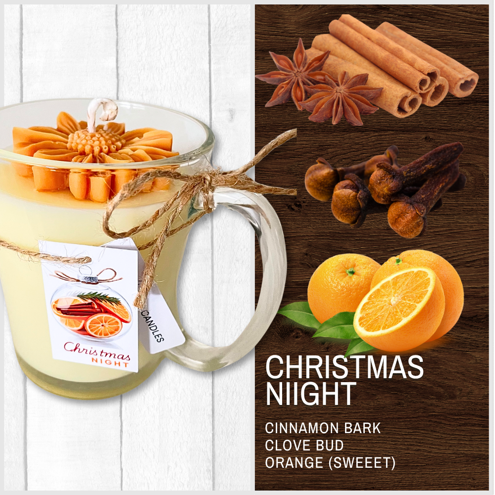 CHRISTMAS SPICE NATURAL SOY CANDLE