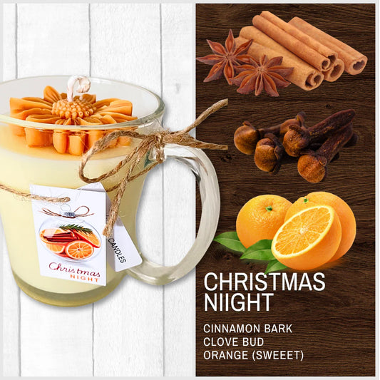 CHRISTMAS SPICE NATURAL SOY CANDLE