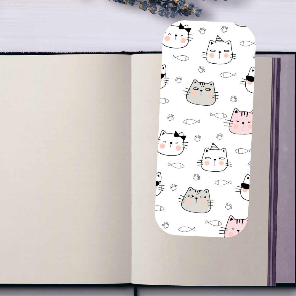 Kawaii Cats Oval Bookmarks