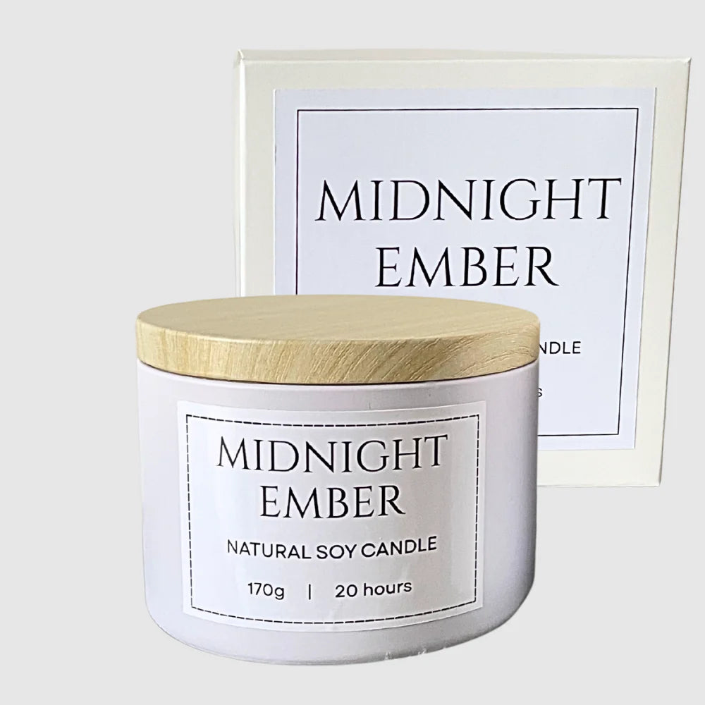MIDNIGHT EMBER SOY CANDLE