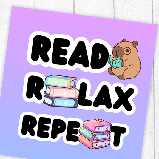 The 3D Read Relax Repeat Card for teenagers and book lovers. Perfect for book lovers, birthdays, or thoughtful encouragement, it’s more than a greeting—it’s a keepsake reminder to slow down and enjoy life’s simple pleasures.