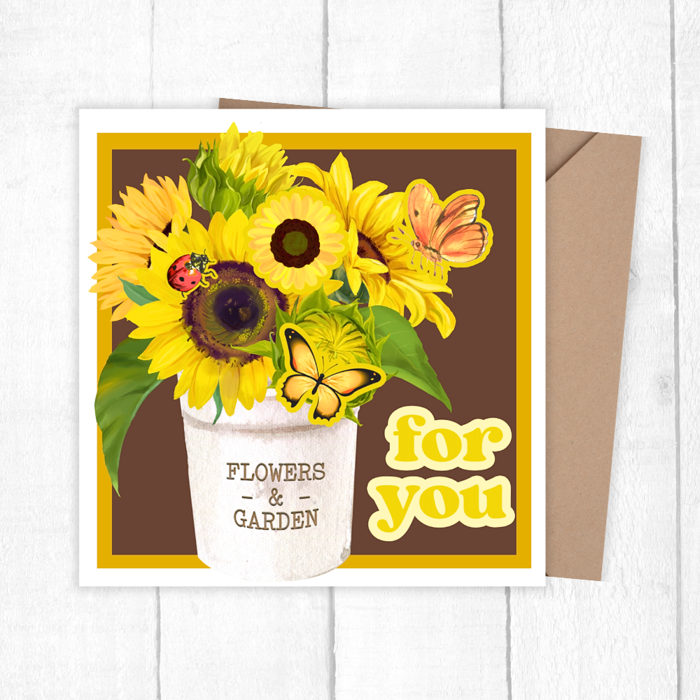 The 3D Sunflowers For You Card unfolds into a radiant display of golden blooms, symbolizing warmth, joy, and appreciation. Perfect for any occasion, it’s a heartfelt way to brighten someone’s day with flowers that never fade.