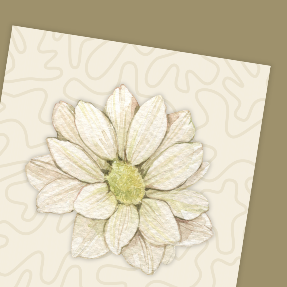 The Floral Birthday Card bursts with vibrant blooms, delicately illustrated to brighten any day. Perfect for birthdays, thank-yous, or just because, it’s a beautiful keepsake they’ll cherish long after the moment has passed—no watering required.