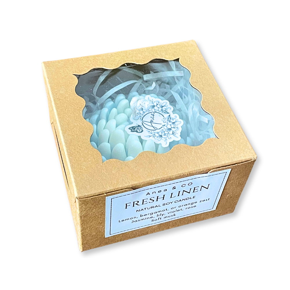 BLUE PEONY SOY CANDLE