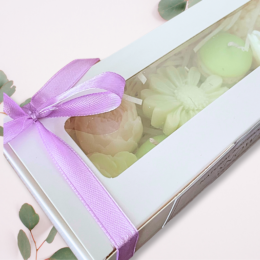 SPRING FLOWERS SNOW PIXIE CANDLE