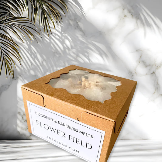 FLOWER GARDEN BLUE & CREAM WAX MELTS GIFT BOX