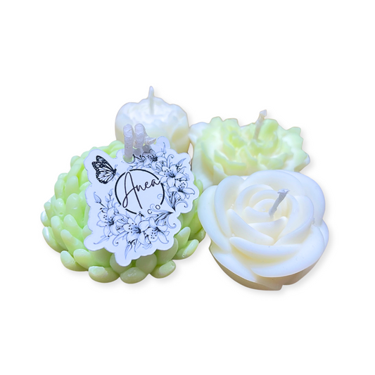 SNOW PIXIE SPRING FLOWERS CANDLE