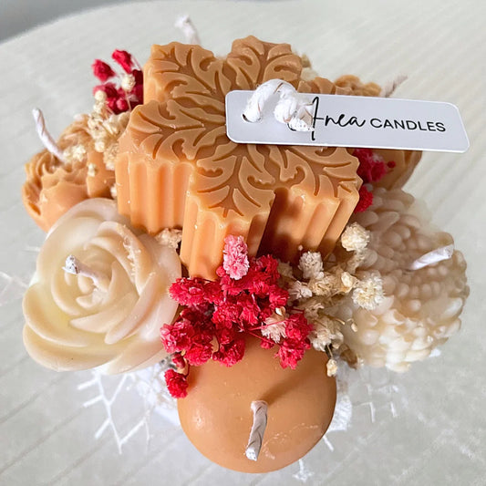 CHRISTMAS STAR CANDLE MINI BOUQUET