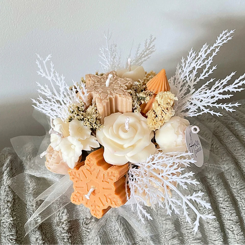 CHRISTMAS CANDLES & WAX MELTS CENTREPIECE