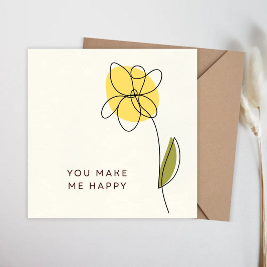 YOU MAKE ME HAPPY CARD