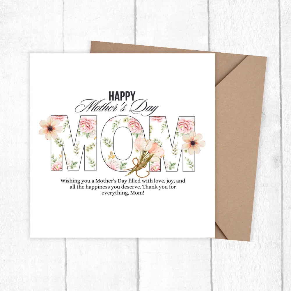 HAPPY MOTHER'S DAY CARD