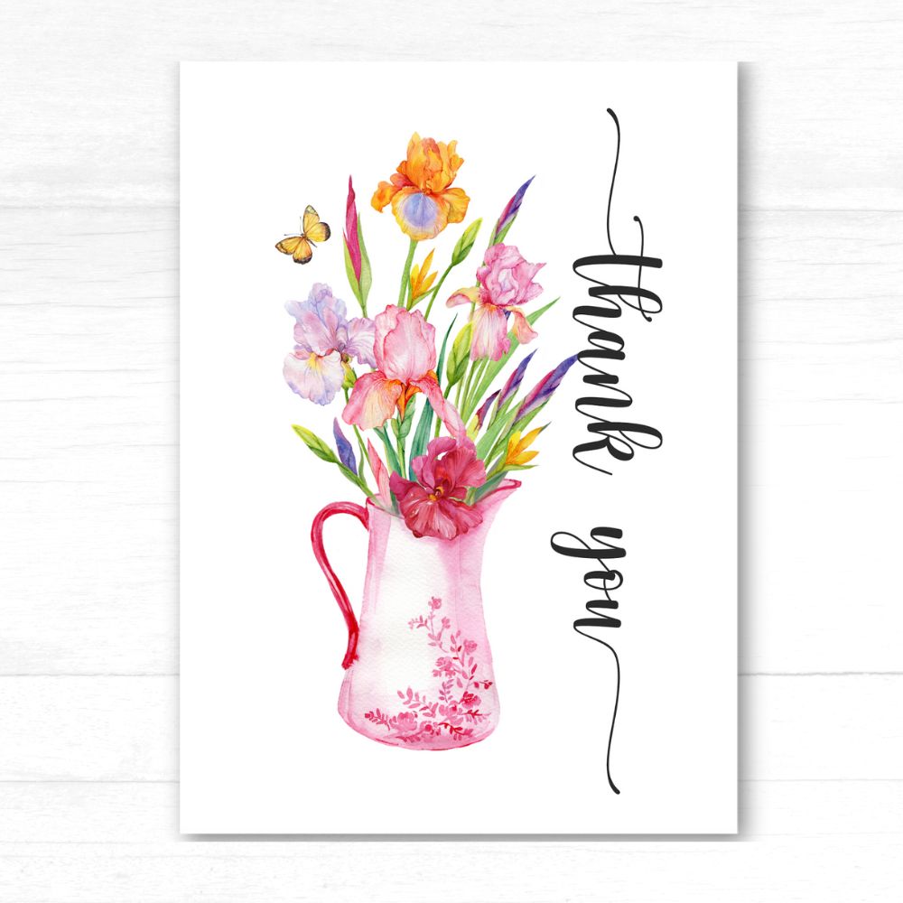 Snapdragons Thank You Card