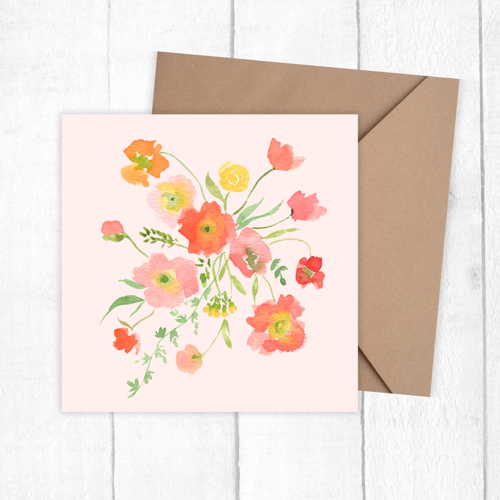 Our Floral Birthday Card bursts with vibrant blooms, delicately illustrated to brighten any day. Perfect for birthdays, thank-yous, or just because, it’s a beautiful keepsake they’ll cherish long after the moment has passed—no watering required.