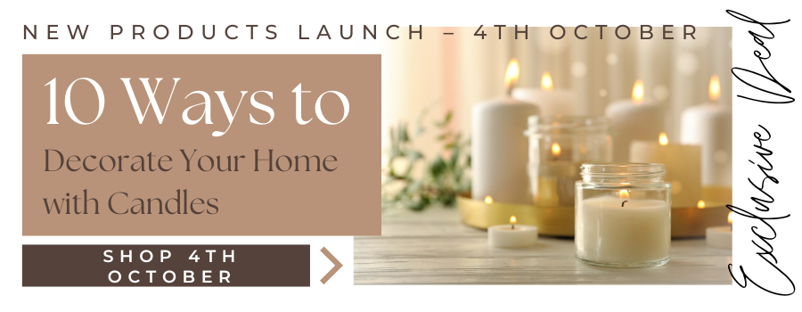 10 Ways to Decorate Your Home with Candles