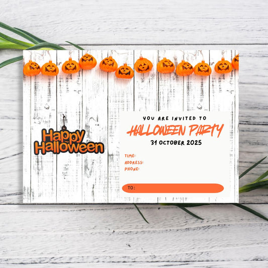 PUMPKIN HALLOWEEN PARTY INVITATION