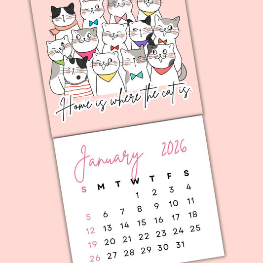CATS II TEAR-OFF CALENDAR 2026