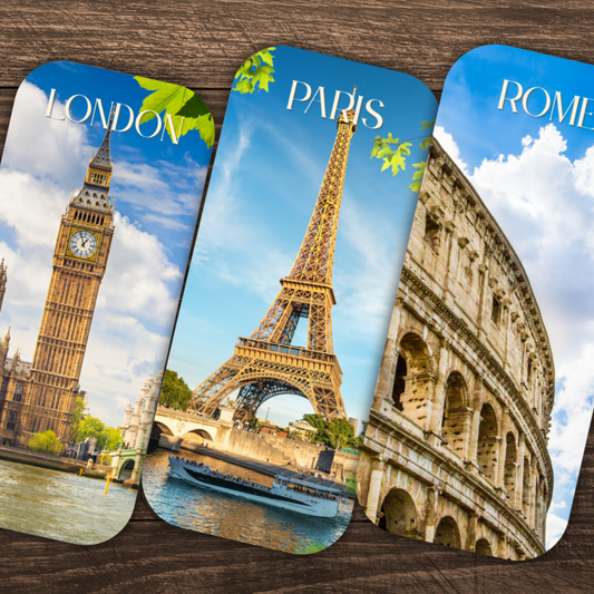 CITY OVAL BOOKMARK SET