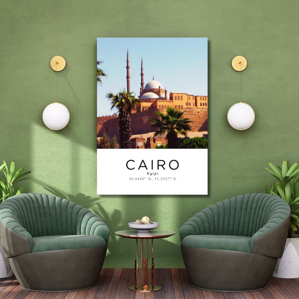 Cairo Coordinates Poster