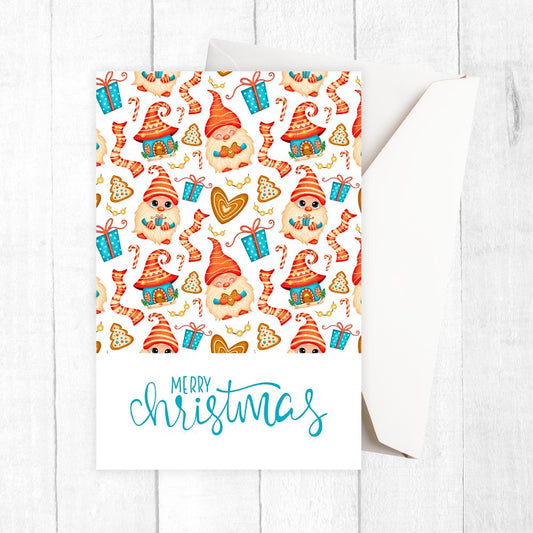 GNOME CHRISTMAS CARD