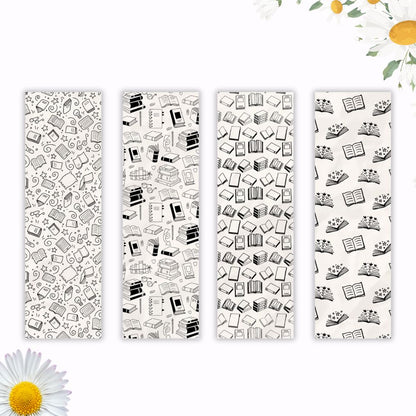 Keep Calm quotes collection bookmarks set by ANEA & CO featuring minimalist designs and motivational phrases in soft pastel colors – perfect for readers and stationery lovers.