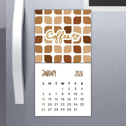 COFFEE TEAR-OFF CALENDAR 2026