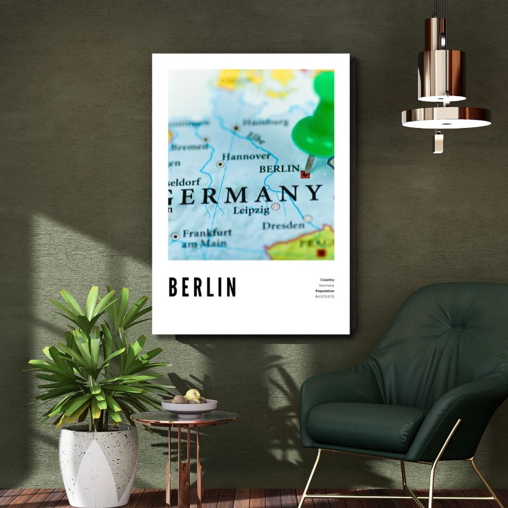 Berlin Map Poster