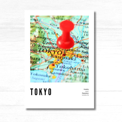 Tokyo Map Poster