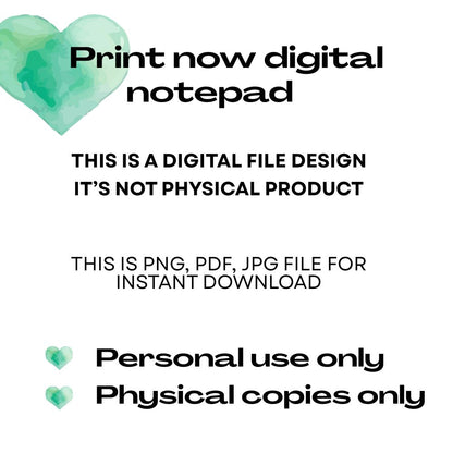 SUCCULENT PLANTS WEEKLY PLANNER DIGITAL FILE