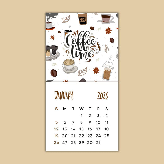 COFFEE TIME TEAR-OFF CALENDAR 2026