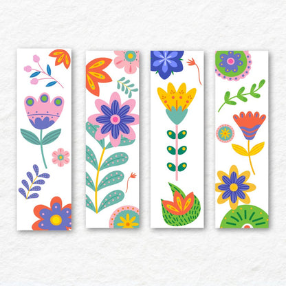 Summer Flower Bookmarks